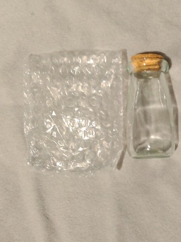 Glass jars with cork - jars, lids