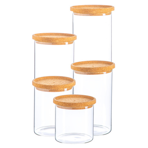 Glass storage jar - storage, with