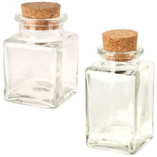 1/6x Glass Preserve Pots Jars