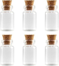 Mini Clear Glass Bottles Jars
