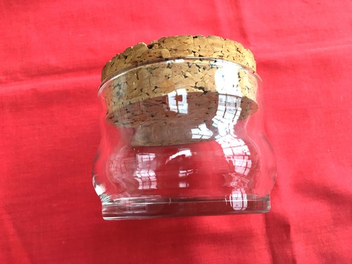 Small glass container with - small, container-with