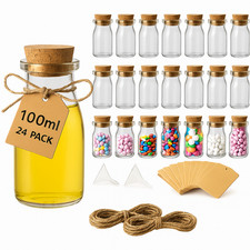 Glass Jars with Cork Lids