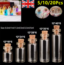 0.5ml-5ml.Wish Jars Clear