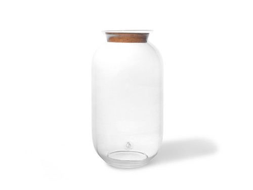 Glass terrarium jar with - 42,